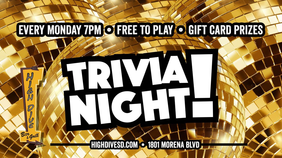 Trivia at the High Dive! 