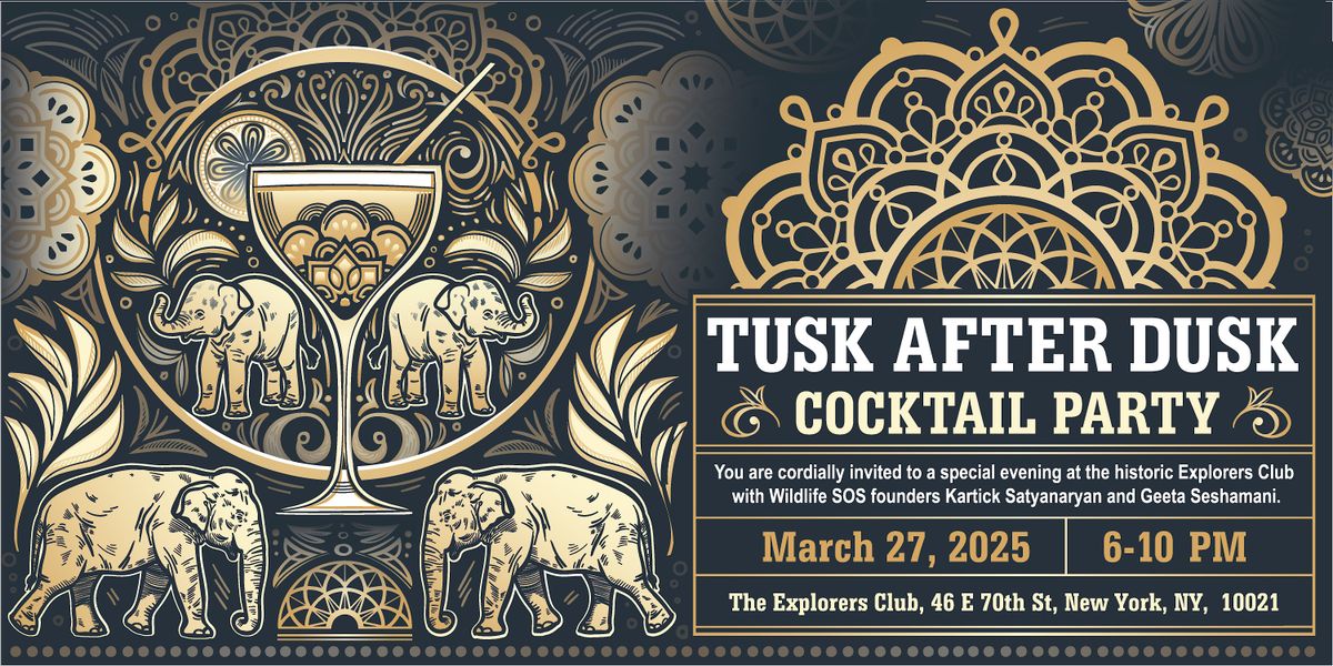 Tusk After Dusk at the Explorers Club