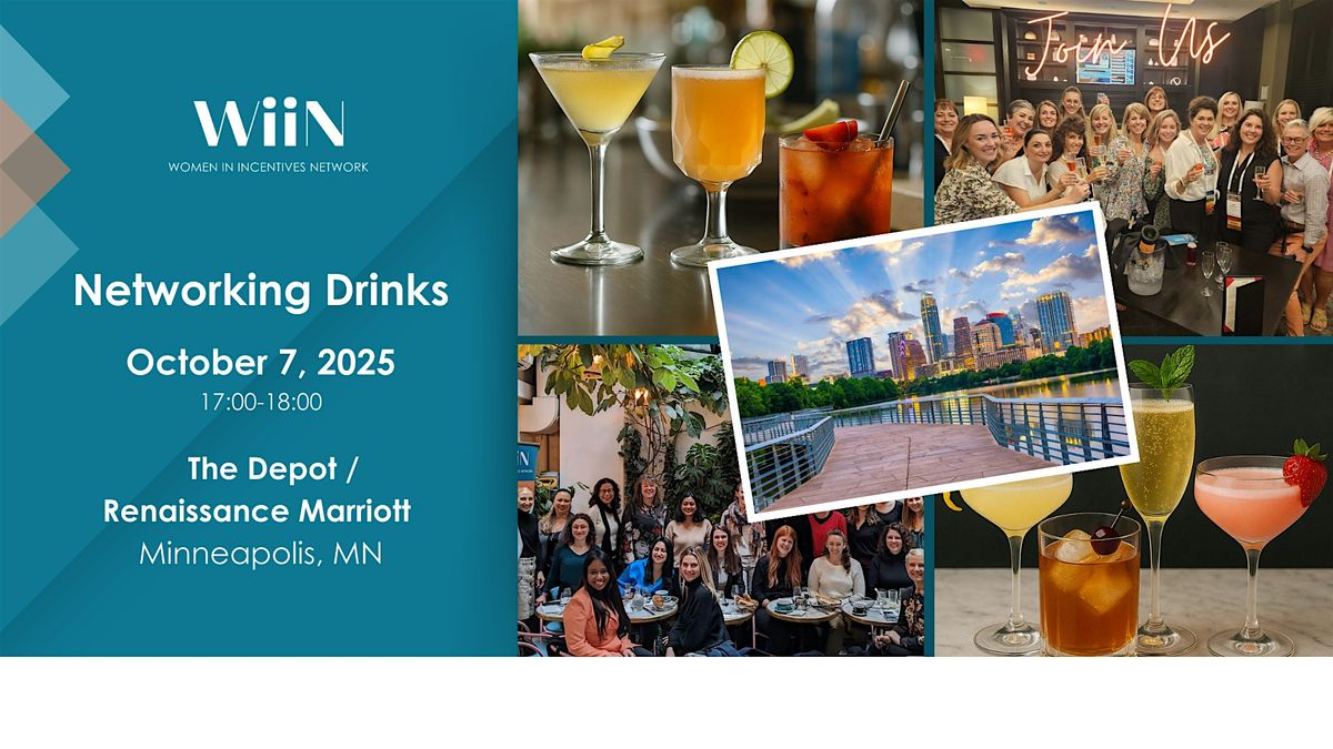 WiiN Minneapolis 2025 | Networking Drinks | SAVE THE DATE