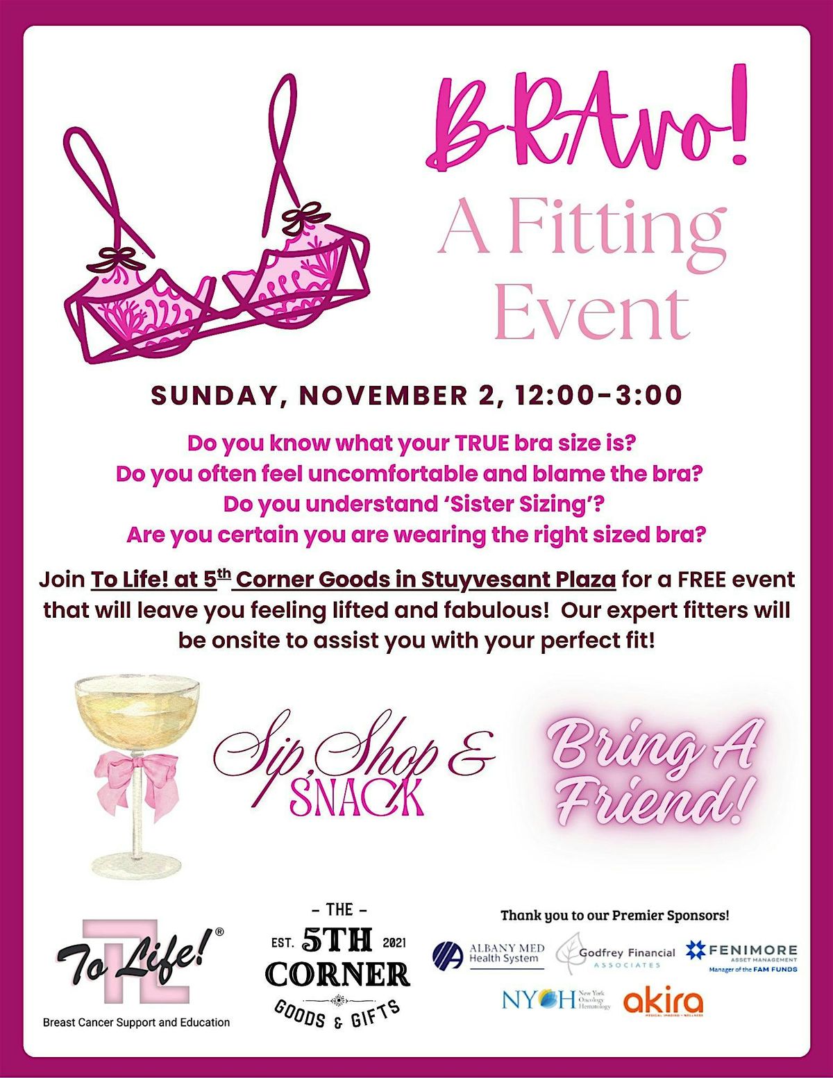 BRAvo! A Fitting Event for Women