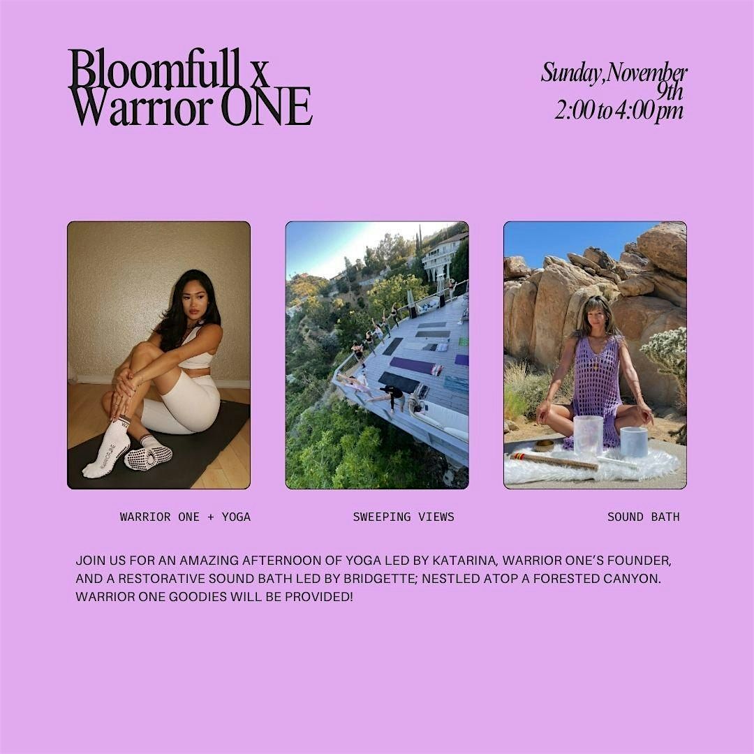 Yoga and Sound Bath with Warrior ONE
