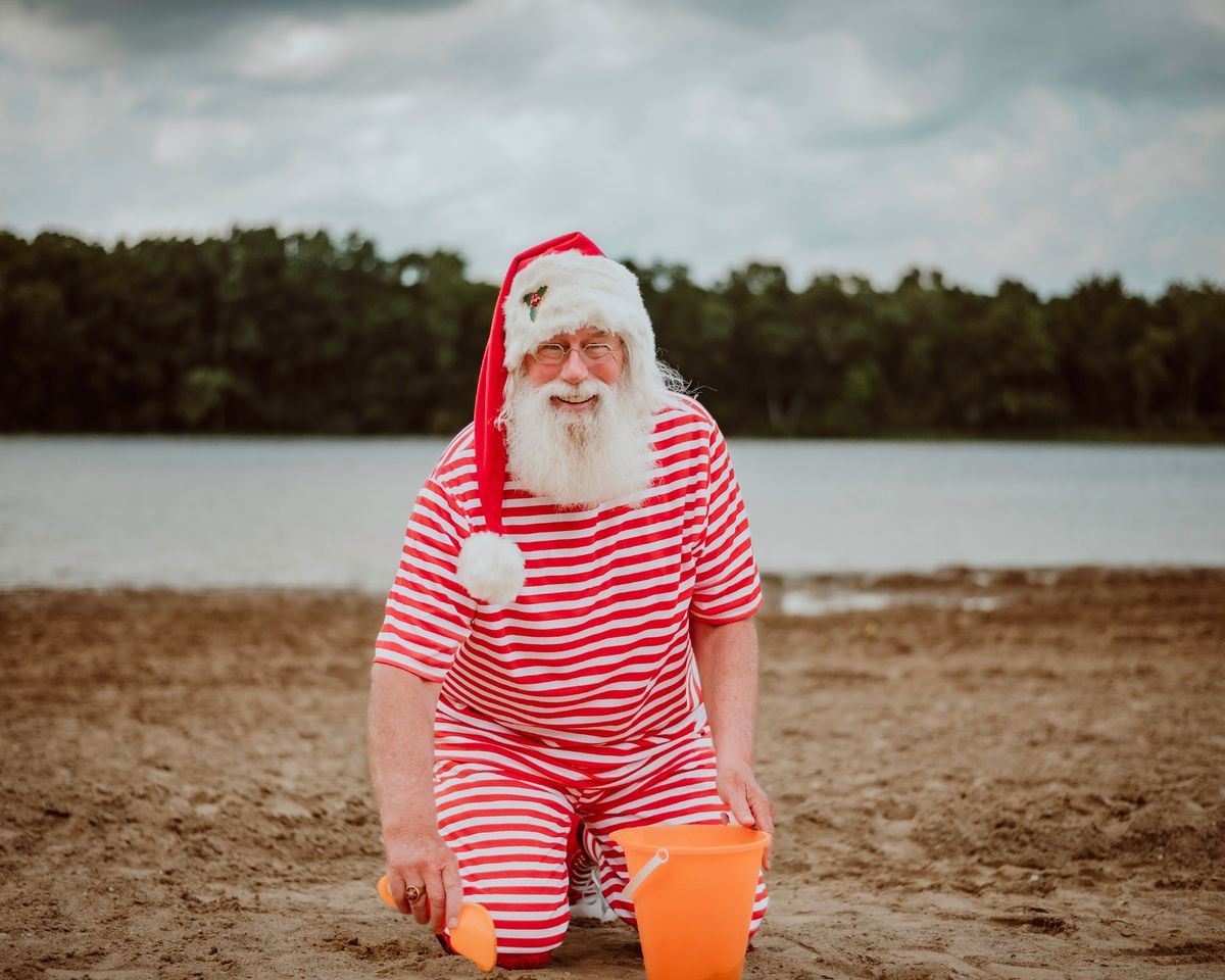 Beaching it with Santa