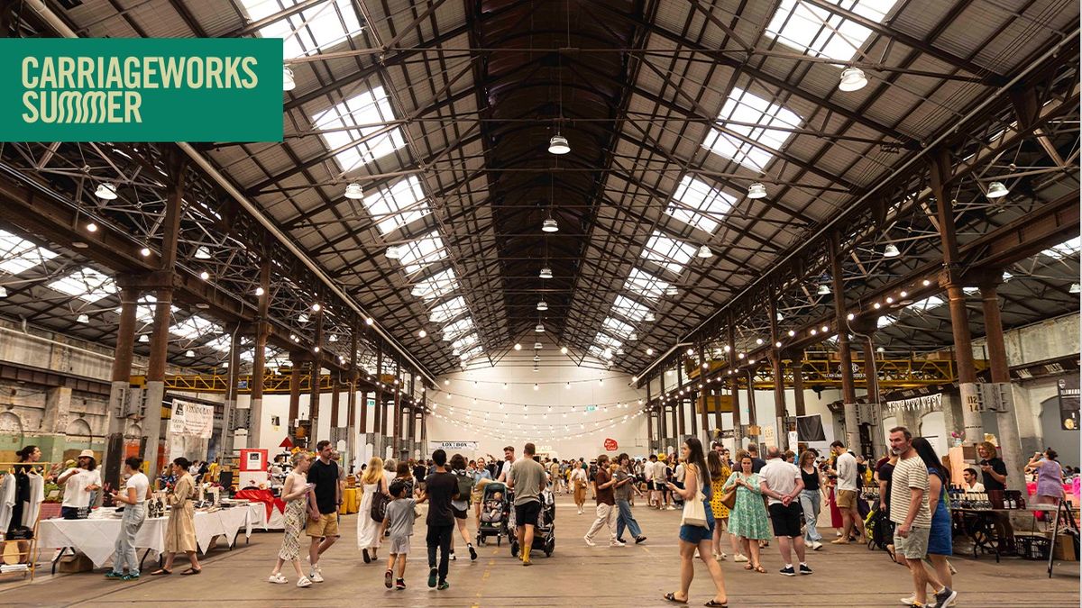 Carriageworks Christmas Market \/\/ Sat 21 Dec