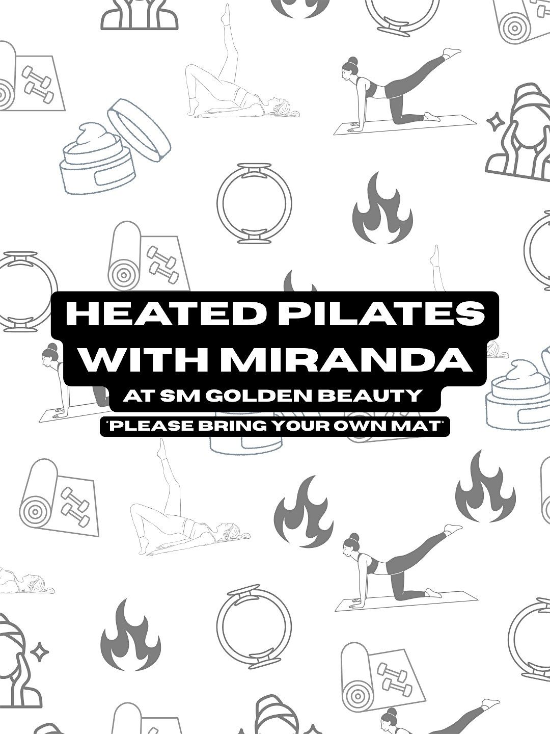 Heated Mat Pilates with Miranda at SM Golden Beauty