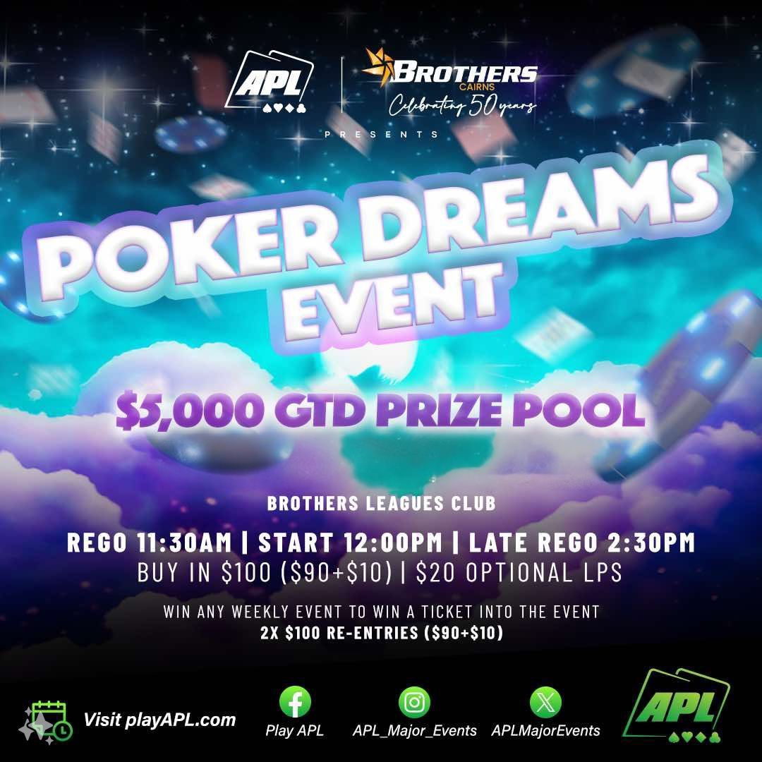 Brothers Poker Dreams Event 