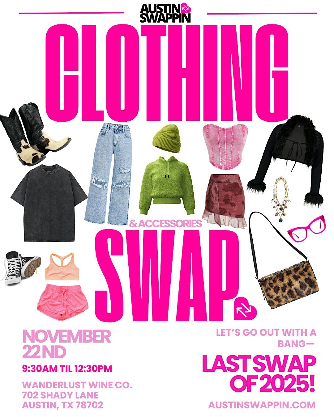 Austin  Swappin November Clothing Swap!