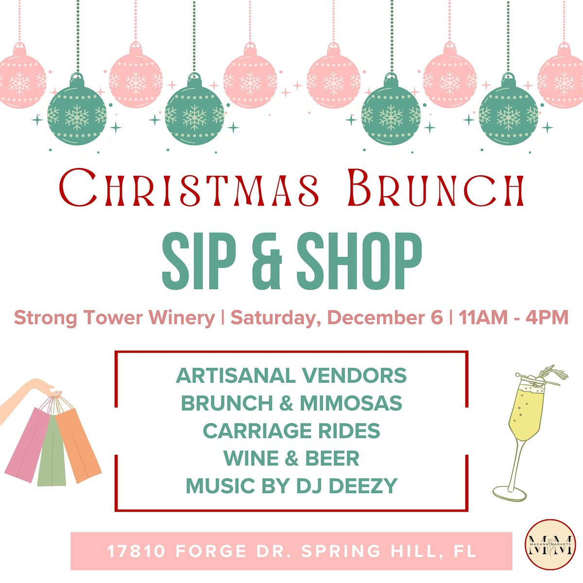 Christmas Brunch Sip & Shop