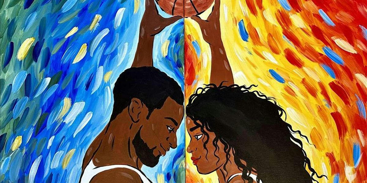 Basketball for Couples - Paint and Sip by Classpop!\u2122