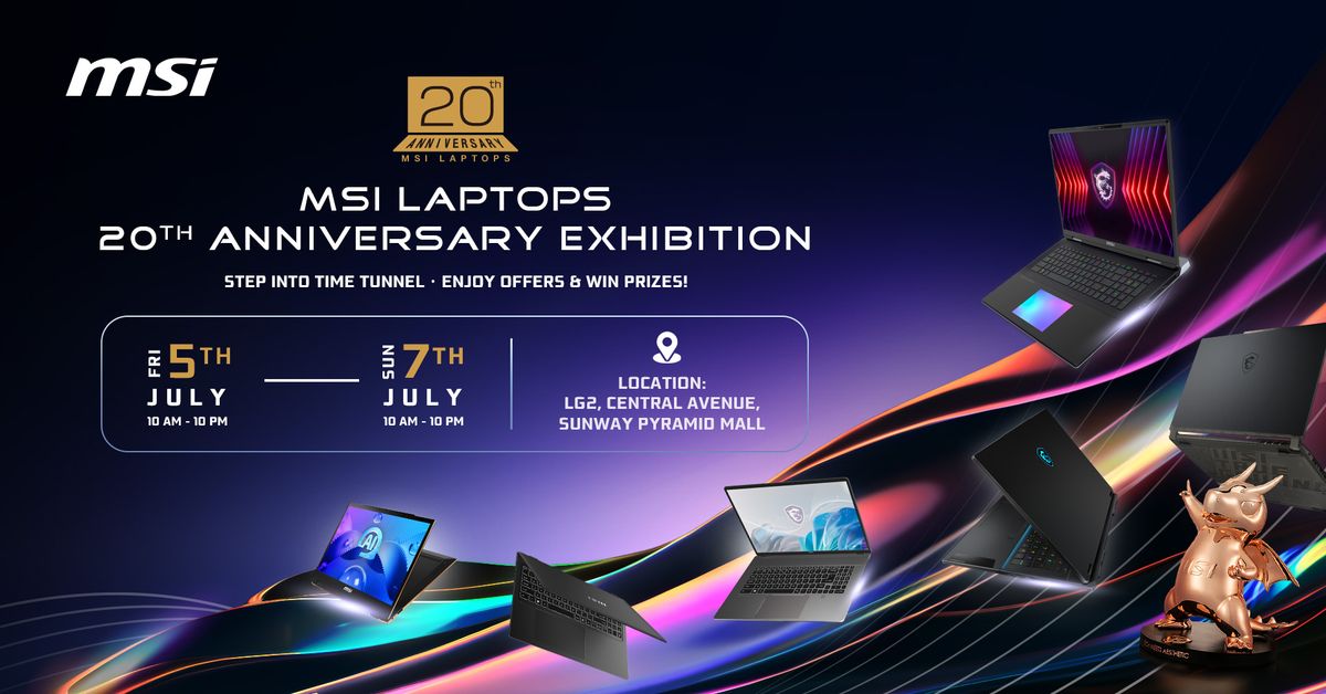 MSI Laptops 20th Anniversary Exhibition