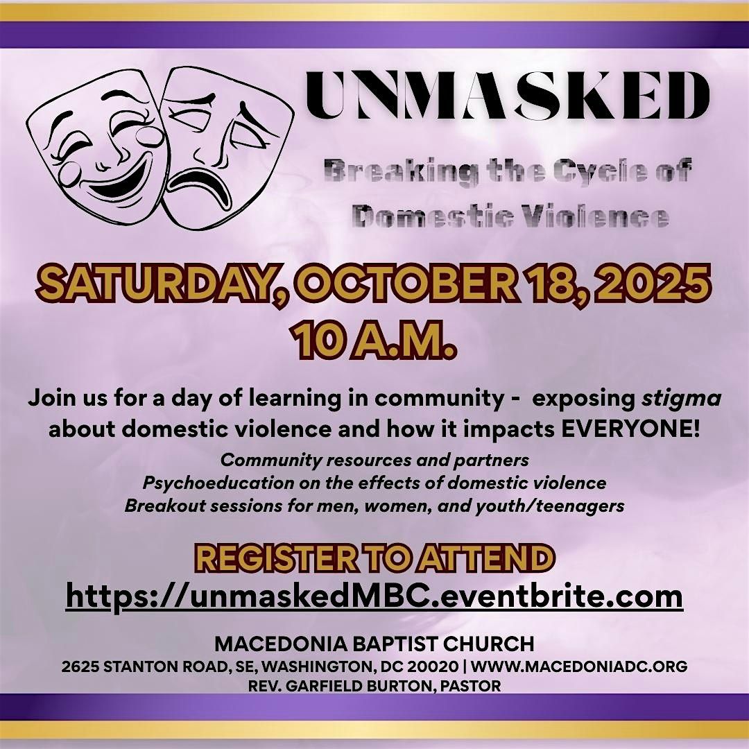 UNMASKED: Breaking the Cycle of Domestic Violence