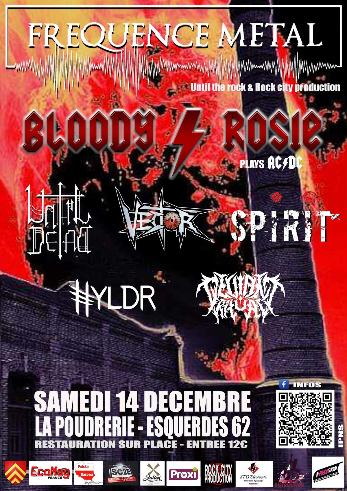 BLOODY ROSIE +SPIRIT + UNTILDEAD + VECTOR + HYLDR+ DEVIANT RITUAL 