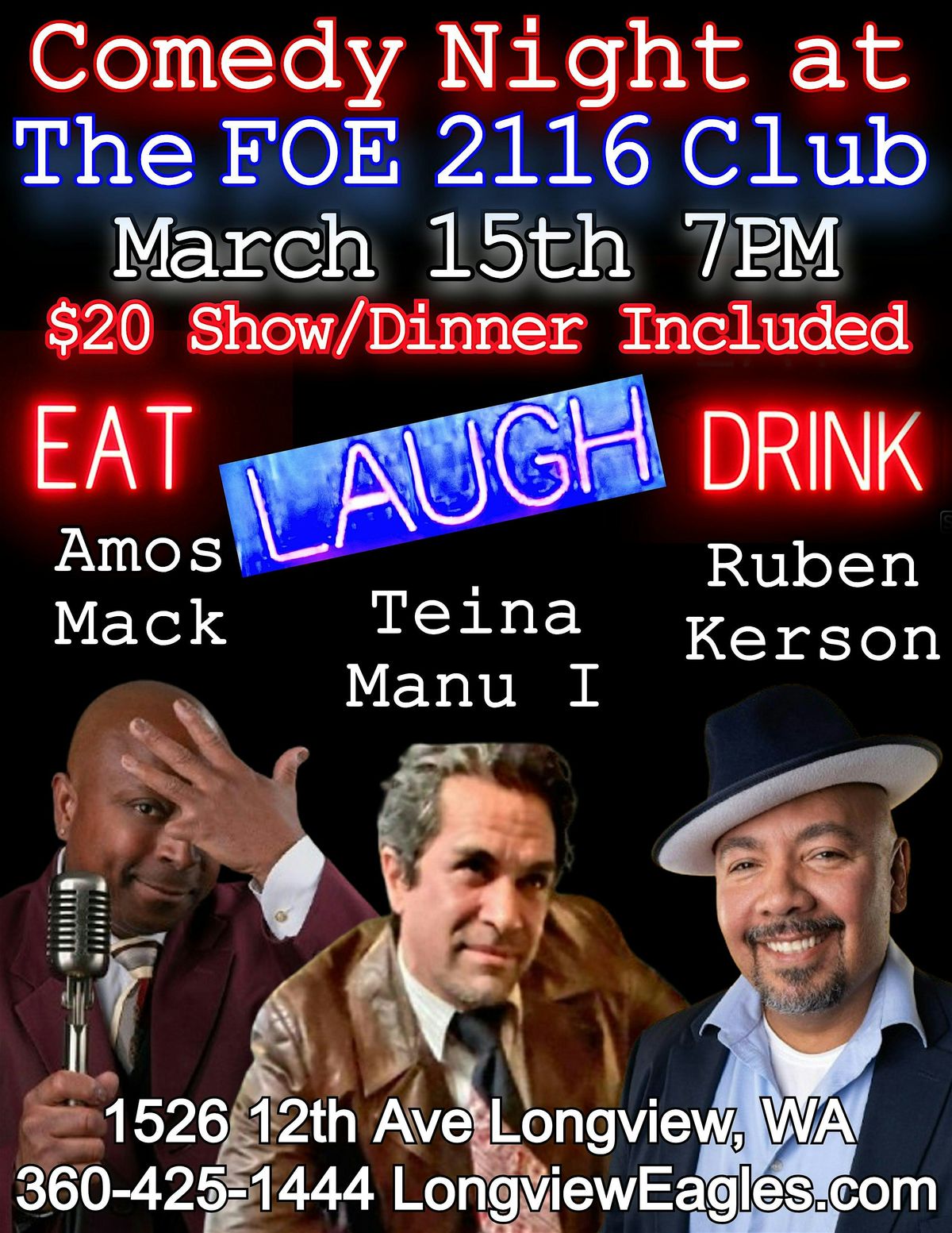 Comedy Night at The FOE 2116 Club