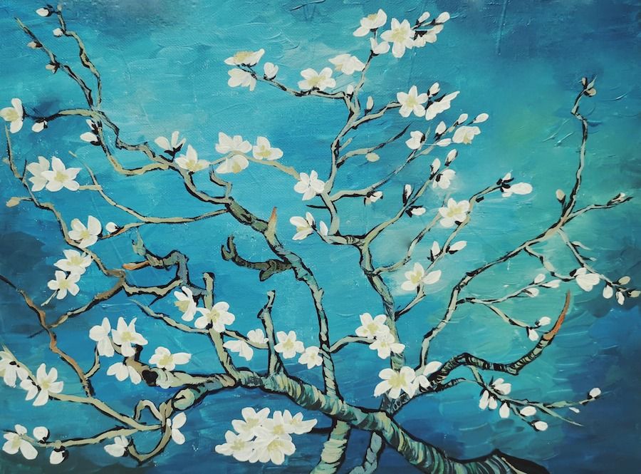 NEW Paint like Van Gogh: Almond Blossom