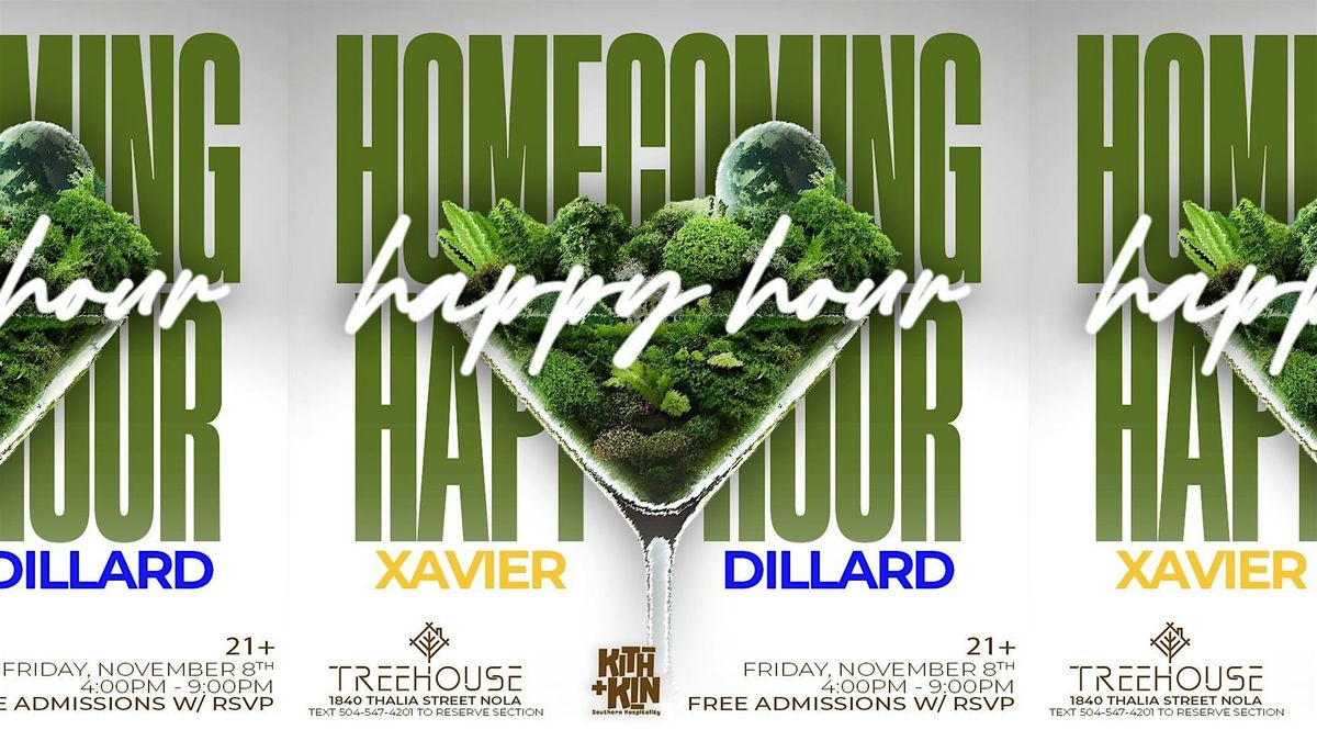 11.8 | XU & DU HOCO Happy Hour at Treehouse!