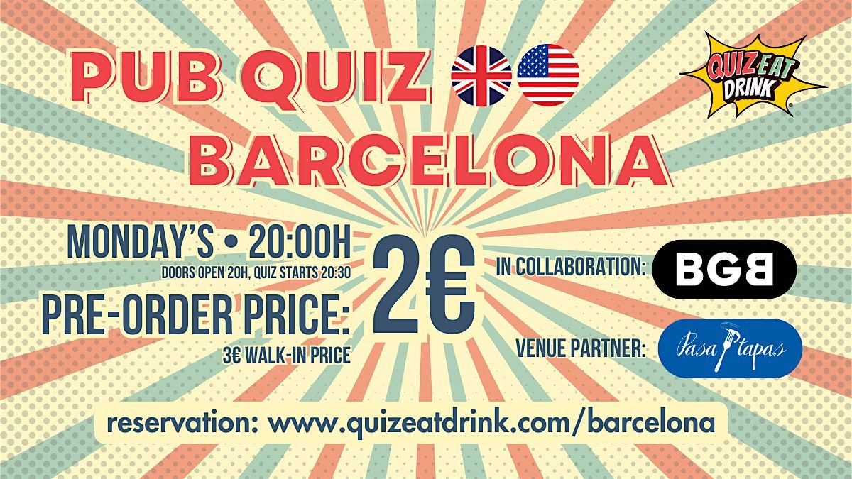 Q.E.D. Trivia Night @Pasa Tapas