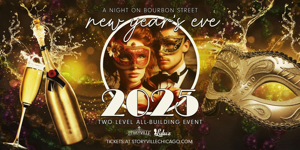 NYE 2025: A Night On Bourbon Street @ Storyville & Lulus Speakeasy