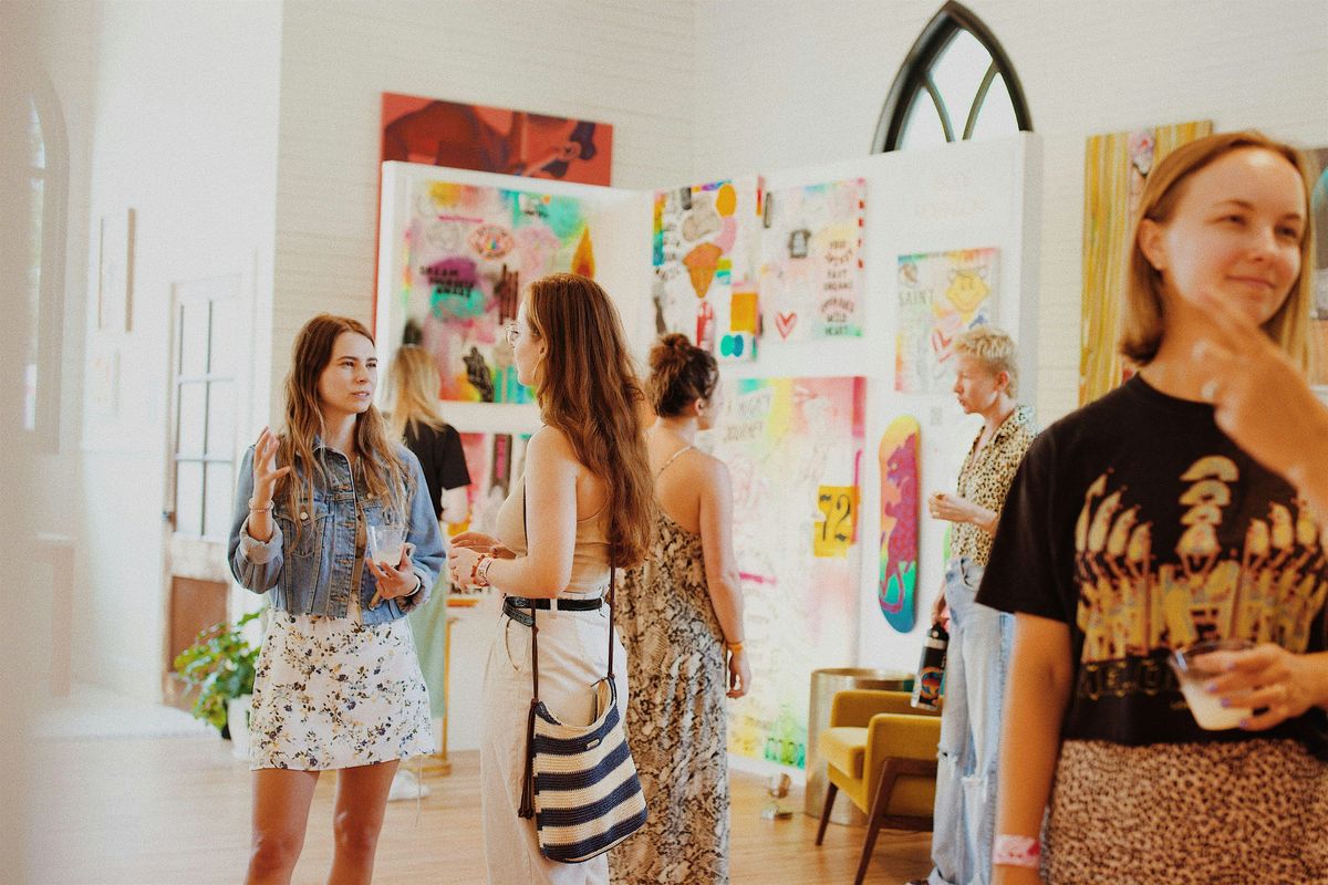 atxGALS East Austin Studio Tours Pop-up at The Cathedral - Stop #73