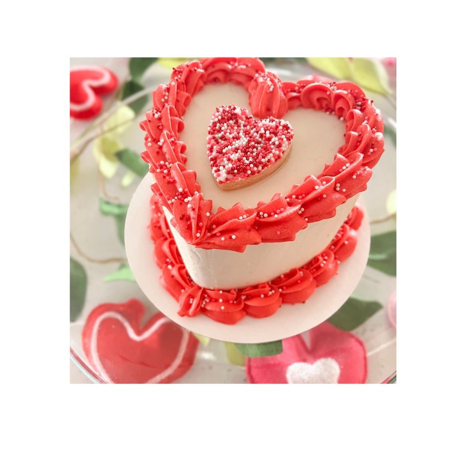 Adult Valentines Cake Decorating 