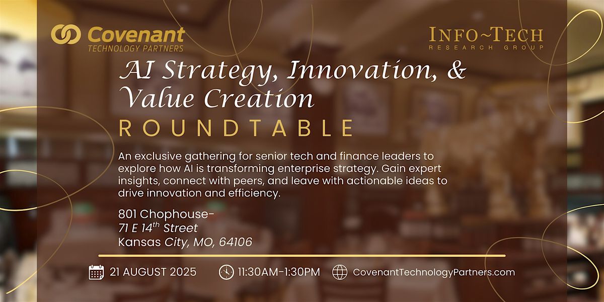 AI Strategy, Innovation, and Value Creation Roundtable