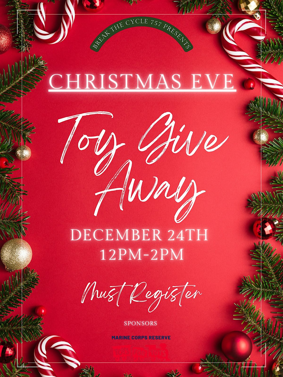 Christmas Eve Toy Give Away