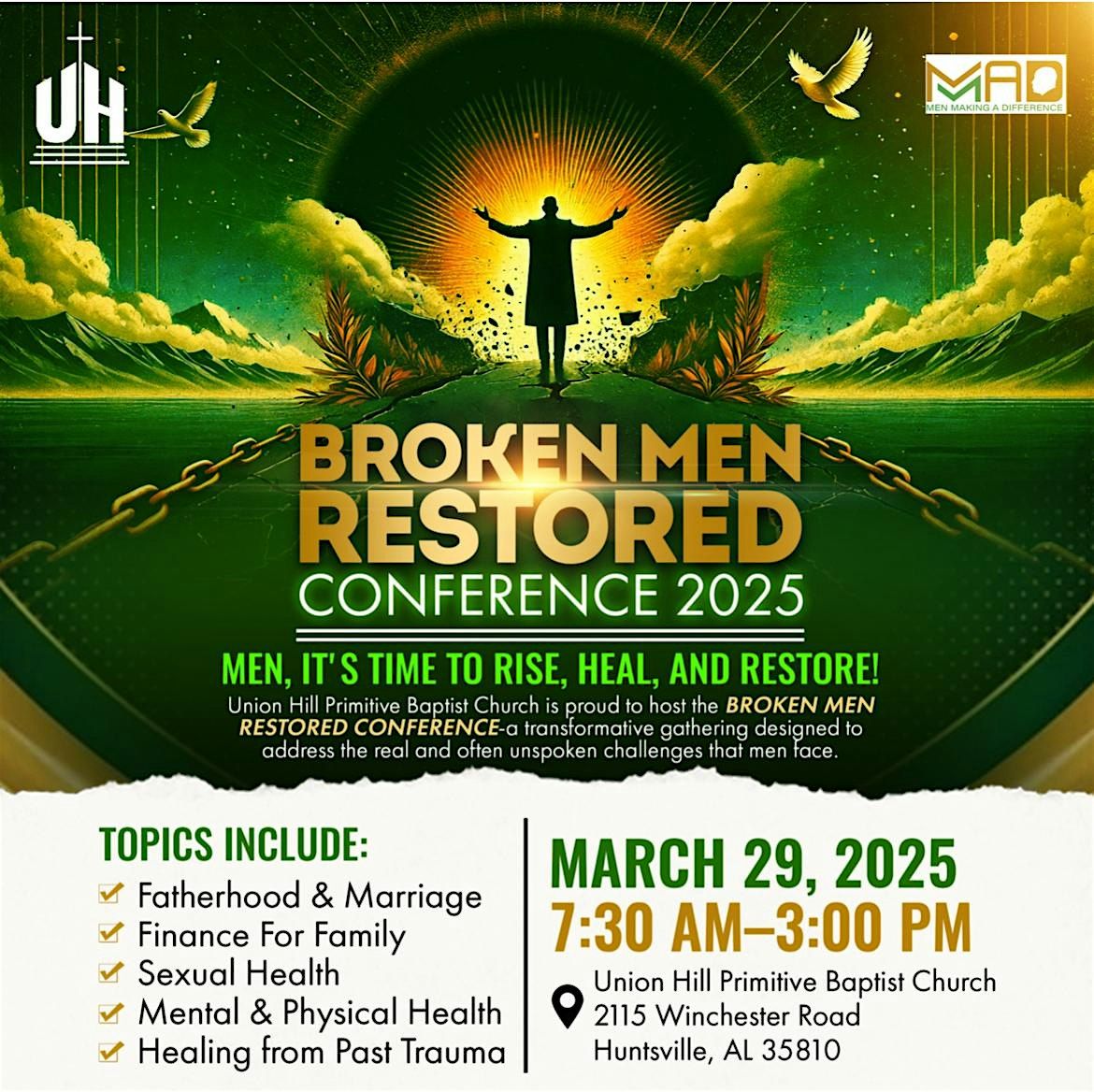 Broken Men Restored Conference 2025