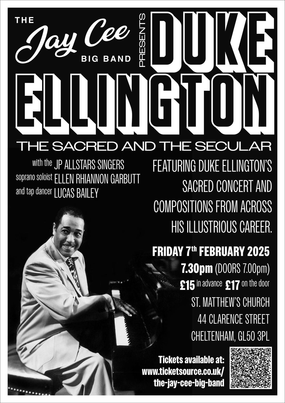 The Jay Cee Big Band present Duke Ellington: The Sacred and The Secular