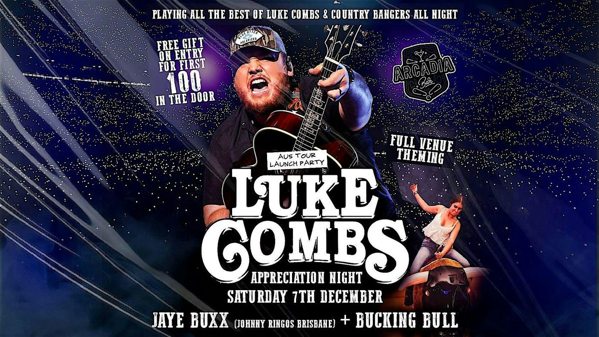 LUKE COMPBS APPRECIATION NIGHT - AUS TOUR LUNCH PARTY - SAT 7TH DEC -