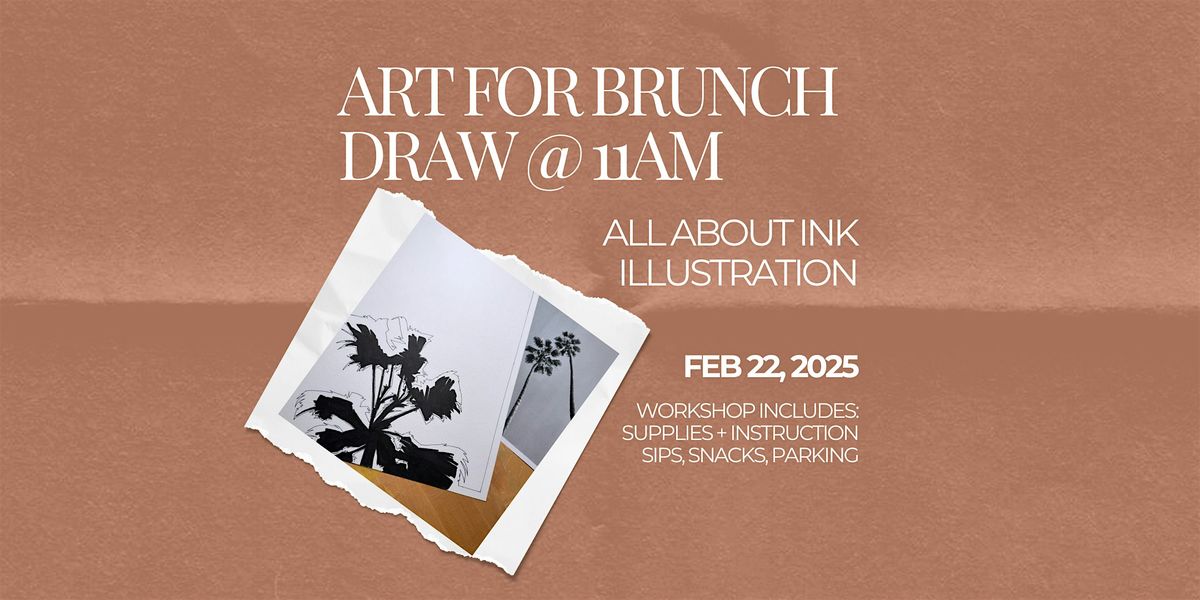 Art for Brunch: Ink Illustration Workshop