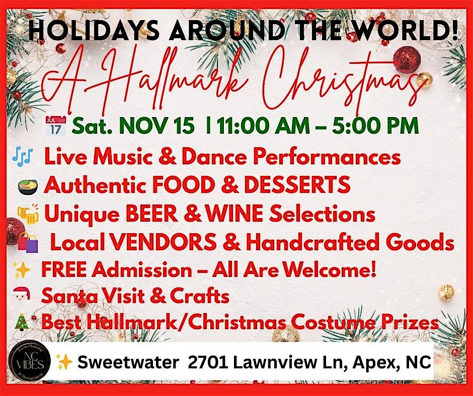 Holidays Around the World- A Hallmark Christmas - Free Admission