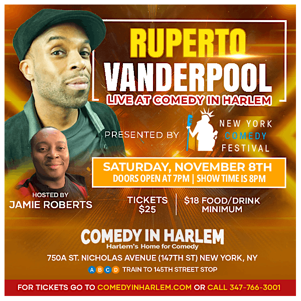 Ruperto Vanderpool Live at Comedy in Harlem