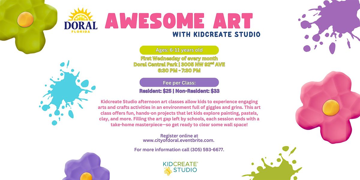 Awesome Art with Kidcreate Studio