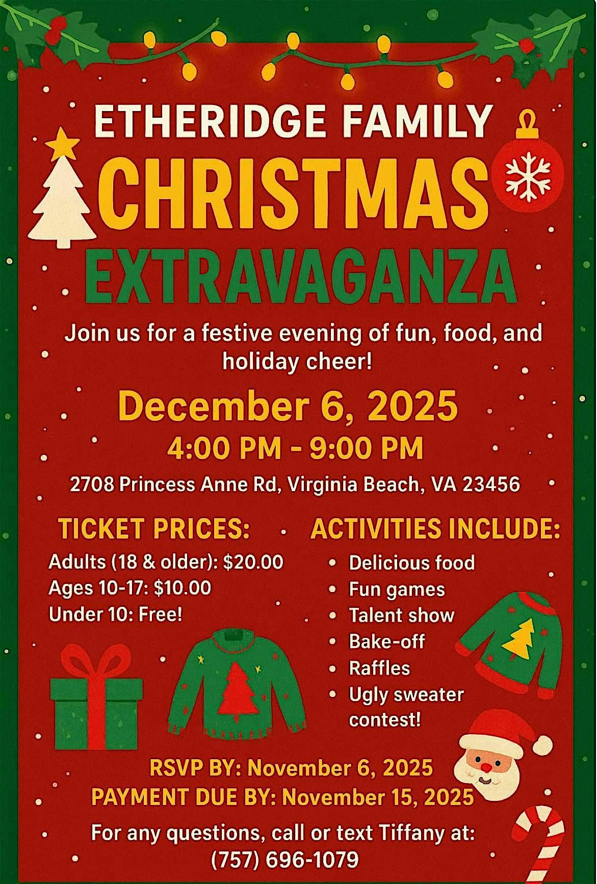Etheridge Family Christmas Extravaganza