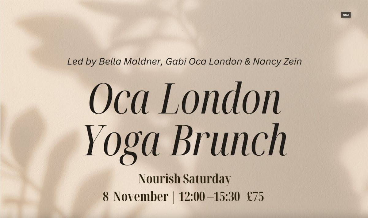 Oca London Yoga Brunch
