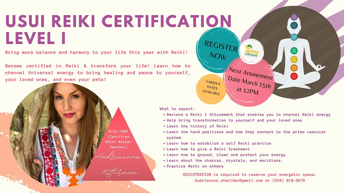 Reiki Level I Training (Usui Method)