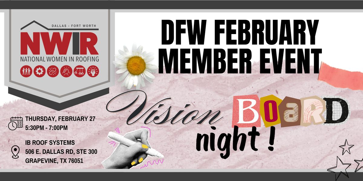 NWIR DFW Member Event - Vision Board Night