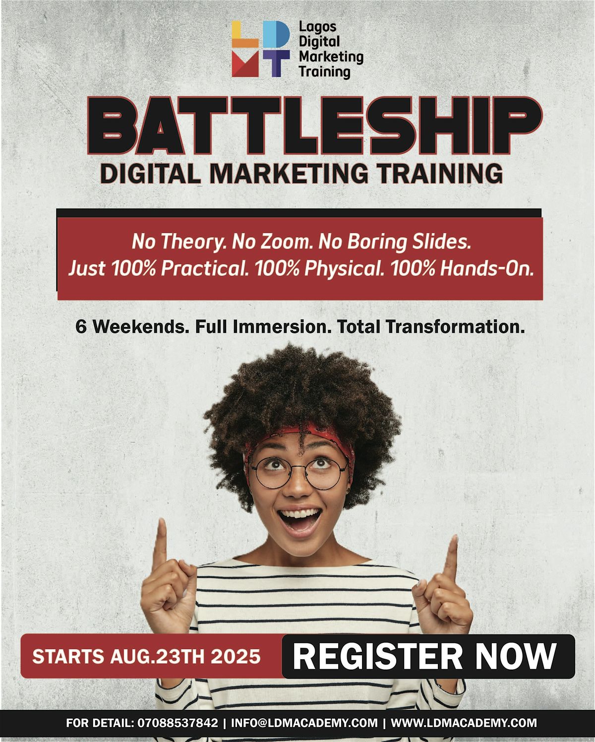Lagos Digital Marketing Academy- The Battleship Training