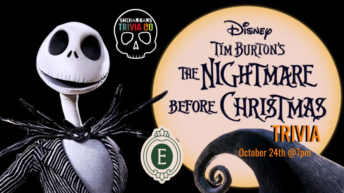 THE NIGHTMARE BEFORE CHRISTMAS Trivia! 