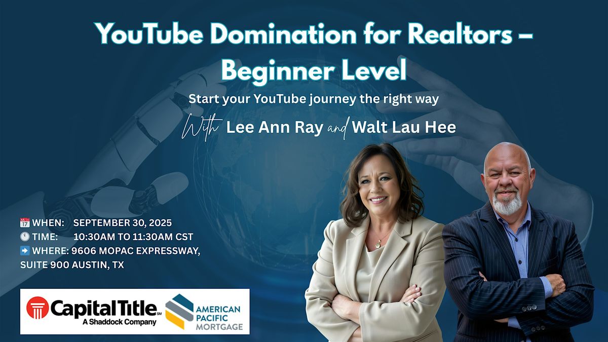 YouTube Domination for Realtors \u2013 Beginner Level