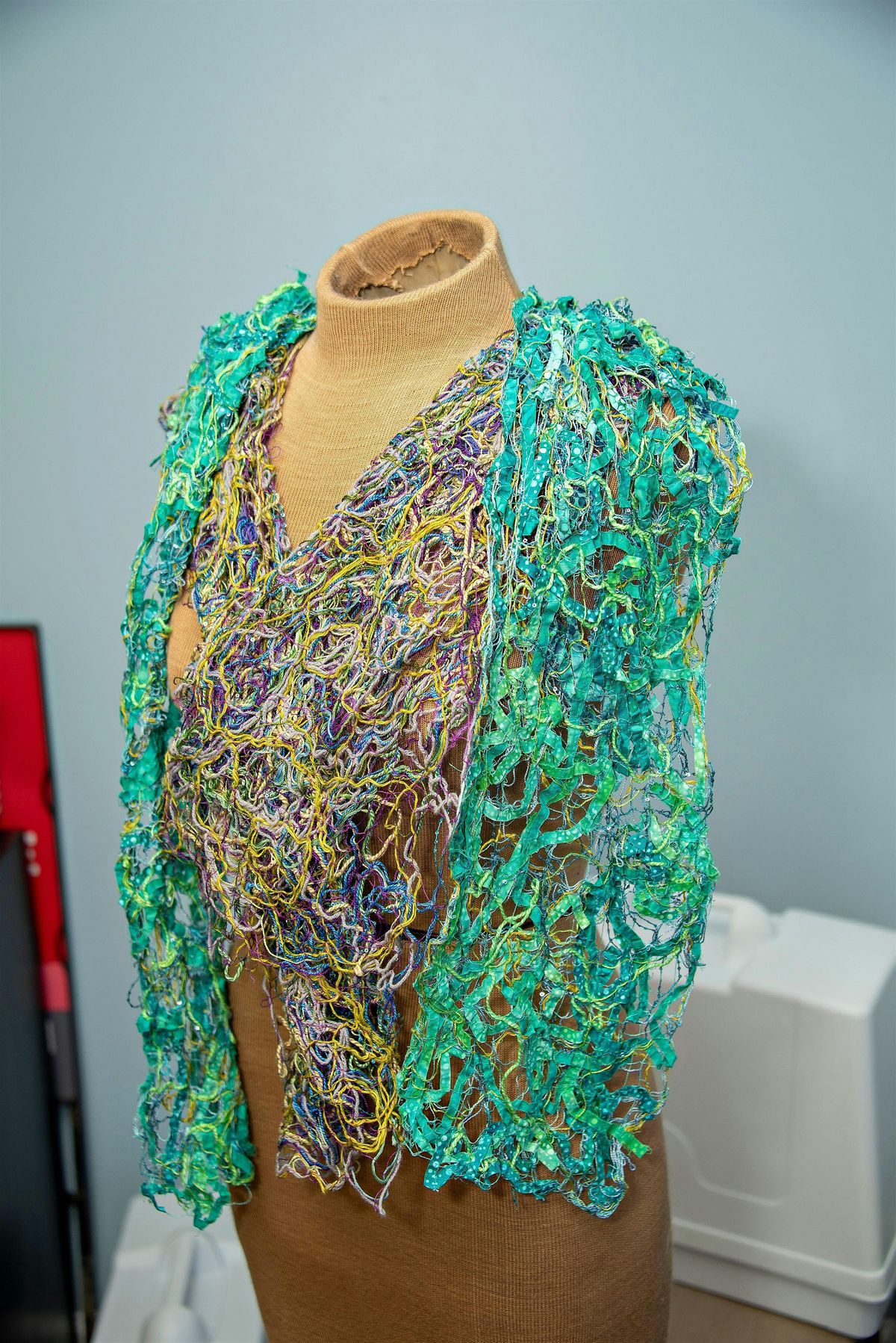 Fun and Funky Stash Busting Scarf