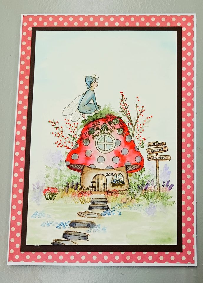 Watercolor Markers and Stamps 20, Paper Craft Addiction, Longview, 9