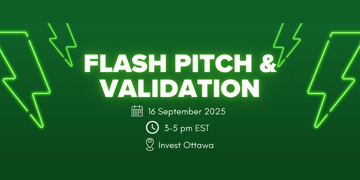 Flash Pitch & Validation