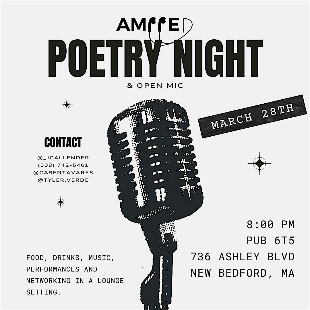 AMPPED Poetry\/Open Mic and R&B