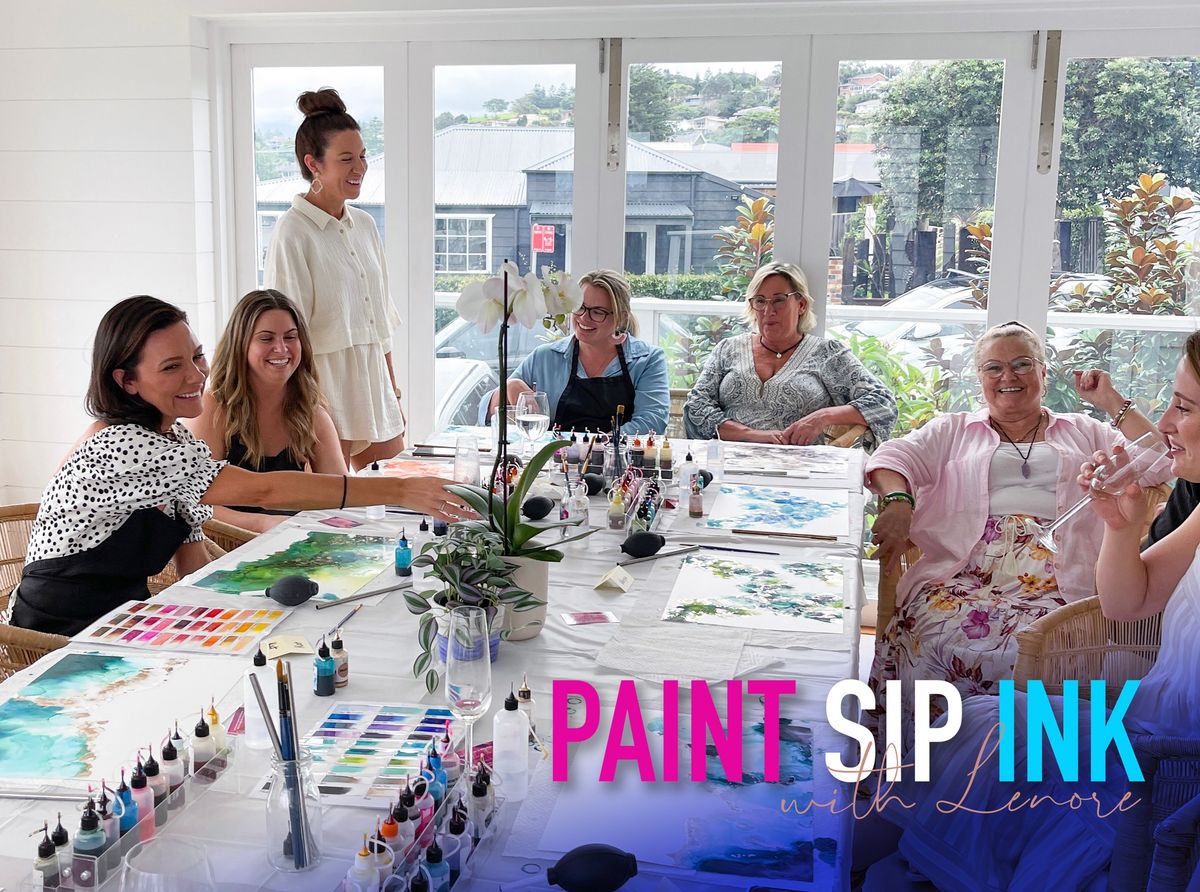 Paint & Sip Alcohol Ink Workshop