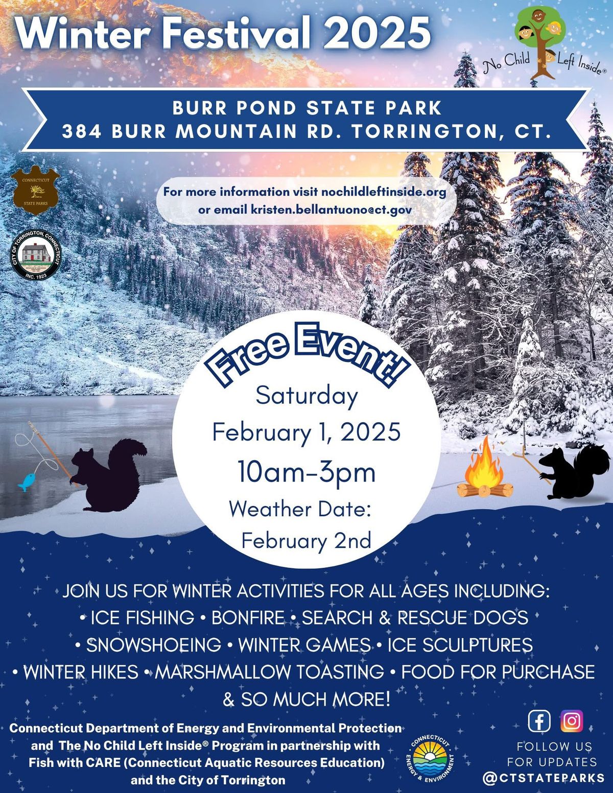 Winter Festival 2025 At Burr Pond State Park