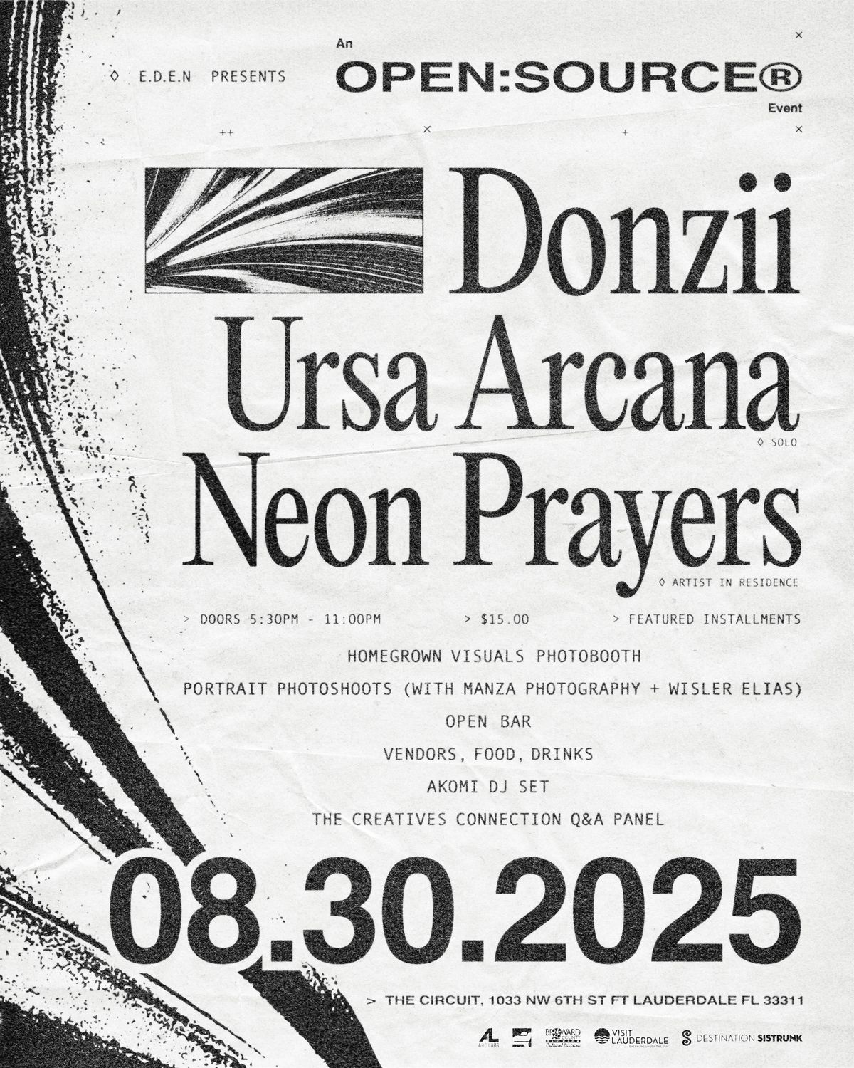 OPEN:SOURCE ft. Donzii, Ursa Arcana, and Neon Prayers