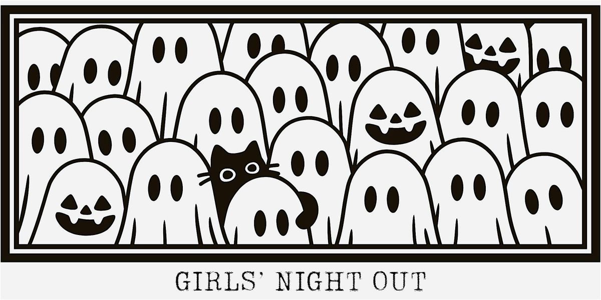 Girls Night Out: DIY Textured Ghost Art