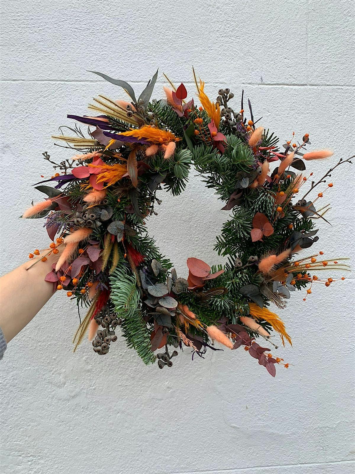 Wreath making with Lidiya