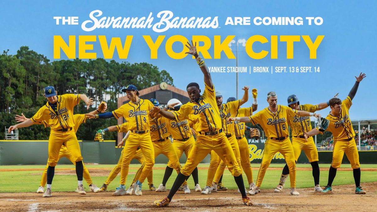 The Firefighters at Savannah Bananas at Yankee Stadium