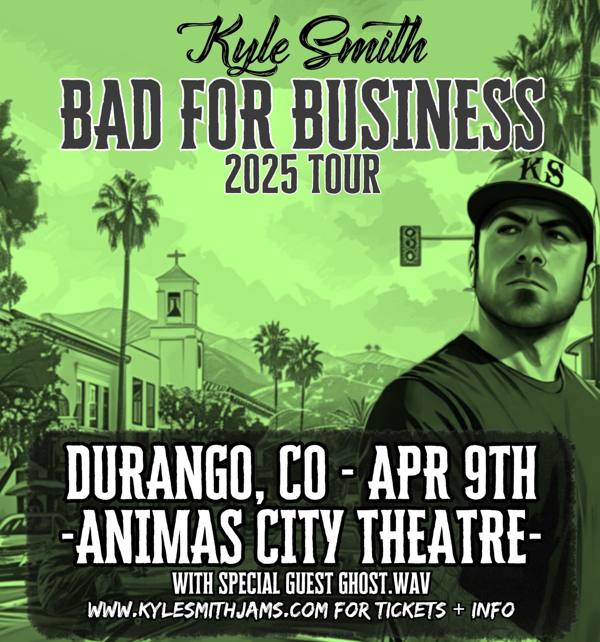 Kyle Smith -Ghost.Wav -April 9th- Animas City Theatre