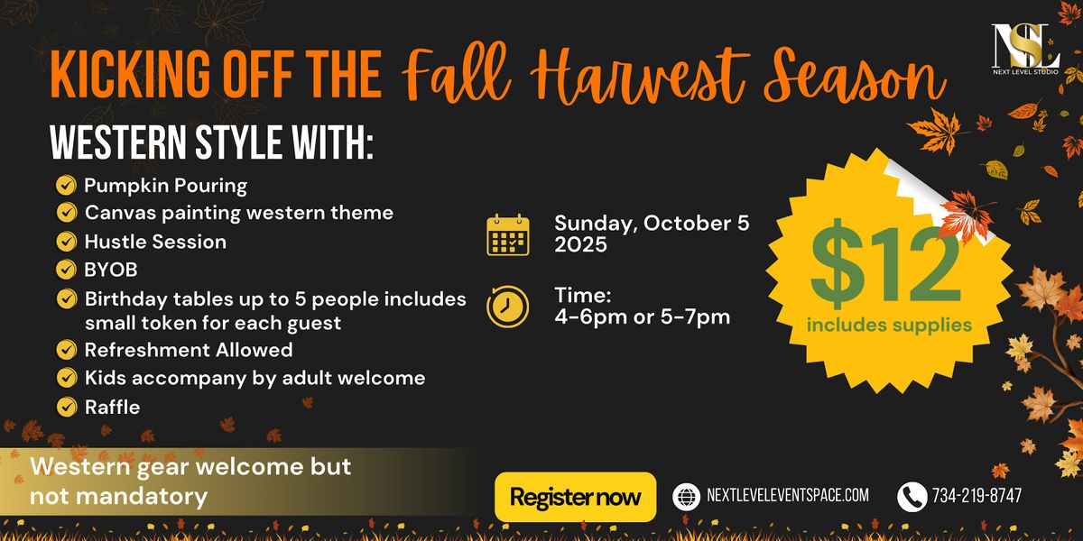 The Great Western Harvest - Saddle Up for Fall!